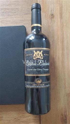 Sudoeste Fronton Château Baudare des Cinq Cépages 2016