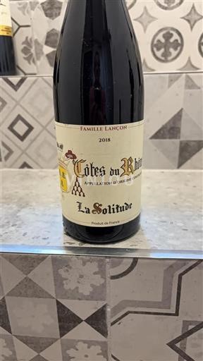 Údolí Rhôny Côtes-du-Rhône La Solitude 2018