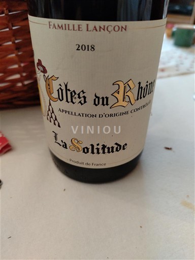 Rhône Valley Côtes-du-Rhône La Solitude 2018