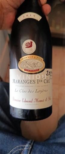 Bourgondië Maranges Premier Cru Domaine Edmond Monnot & Fils Le Clos des Loyères 2019