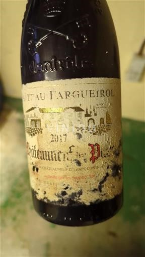Vin Rouge sec Château Fargueirol 2017 France Vallée du Rhône Châteauneuf-du-pape AOC