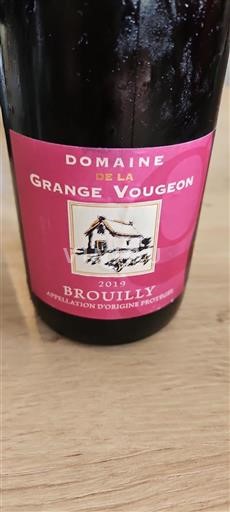 Beaujolais Brouilly Domaine La Grange Vougeon 2019
