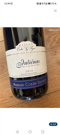 Beaujolais Juliénas Maison Colin Seguin 2014