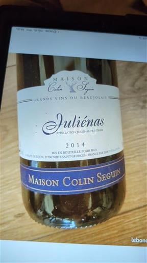Beaujolais Juliénas Maison Colin Seguin 2014