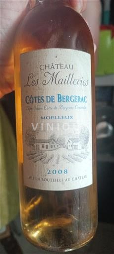Sudoeste Côtes de Bergerac Château Les Mailleries 2008