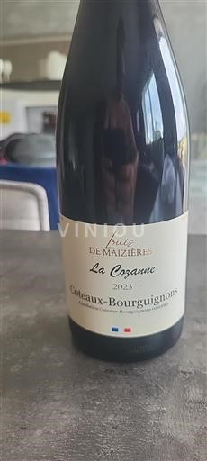 Burgundija Burgundska gricevja Louis de Maizières La Cozanne 2023