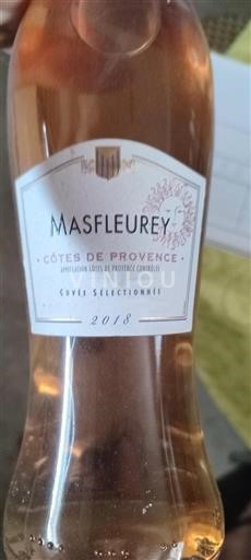 Provansa Côtes-de-Provence Masfleurey Sélectionnée 2018