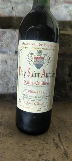 Bordeaux Saint-Émilion Puy Saint Antoine 1999