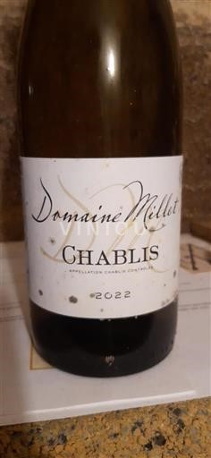 Borgoña Chablis Domaine Millet 2022