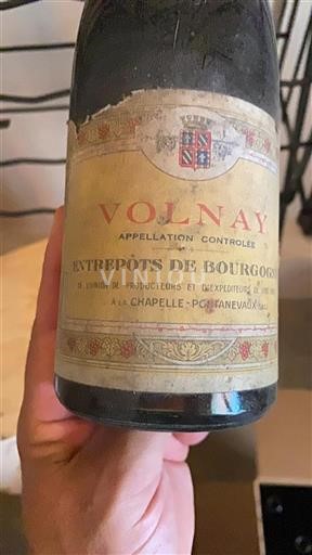Bourgogne Volnay Entrepôts de Bourgogne 1961