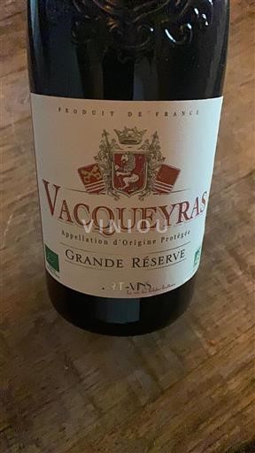 Thung lũng Rhône Vacqueyras RT Vins Grande Réserve 2022