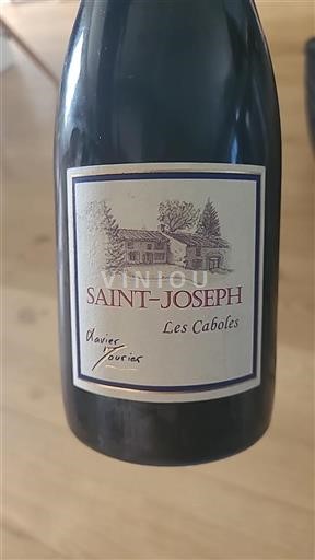 Vin Rouge sec Les Caboles 2014 France Vallée du Rhône Saint-Joseph AOC