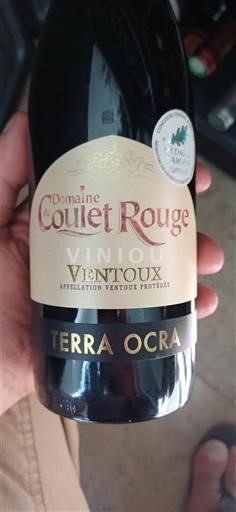 Rhônen laakso Ventoux Domaine Coulet Rouge Terra Ocra 2017