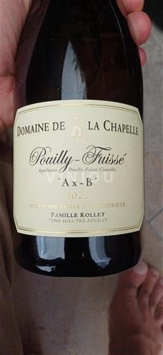 Borgogna Pouilly-fuissé Domaine La Chapelle Ax-B 2023