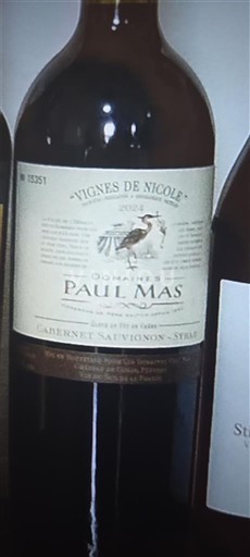 Linguadoca e Rossiglione Paese d'Oc Domaine S Paul Mas Vignes de Nicole 2024