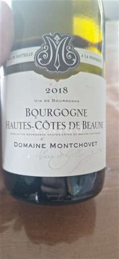 Бургундія Гот-Кот-де-Бон Domaine Montchovet 2018