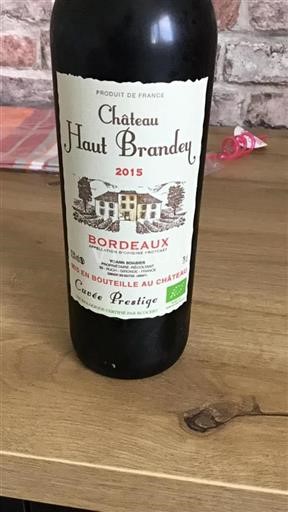Bordeaux Château Haut Brandaey Prestige 2015