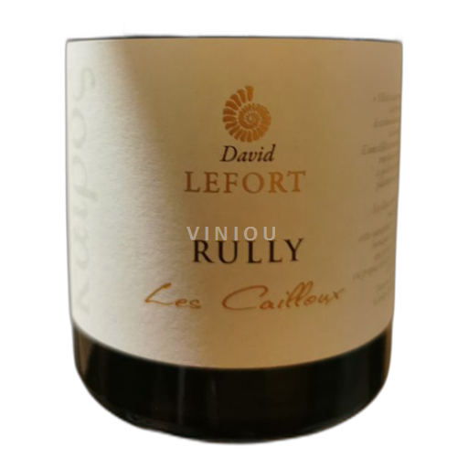 Vin Blanc sec Les Cailloux David Lefort 2022 France Bourgogne Rully AOC
