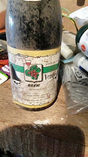 Vin Rouge sec Daniel PAJOT 1989 France Vallée de la Loire AOC