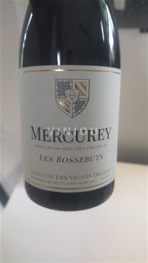 Borgogna Mercurey Domaine Les Vignes Devant Les Bossebuts 2022
