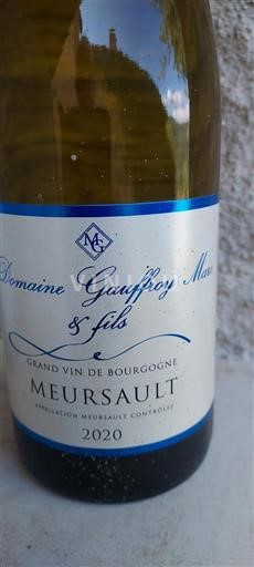 Bourgondië Meursault Domaine Gauffroy Marc 2020