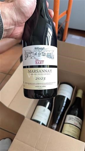 Bourgogne Marsannay Domaine Bart 2023