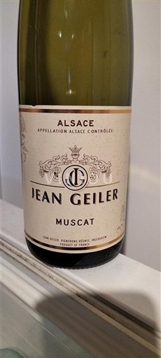 Elzas Grand Cru Jean Geiler Muscat 2023