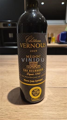 Bordeaux Médoc Cru Bourgeois Château Vernous 2019