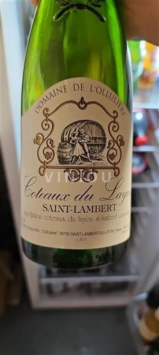 Loire Valley Coteaux-du-Layon Domaine L'Ollière Saint-Lambert 2000
