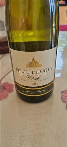 Burgundija Chablis Pierre de Préhy 2015