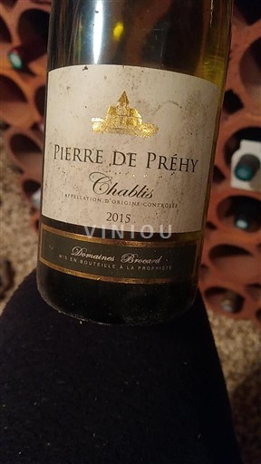 Burgundija Chablis Pierre de Préhy 2015