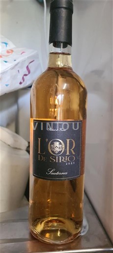 Bordeaux Sauternes L'Or de Sirio 2023