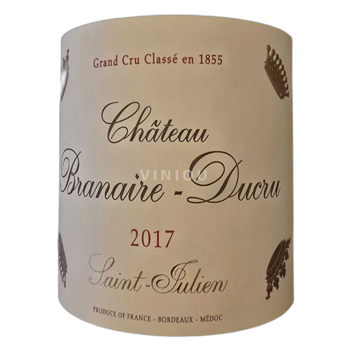 Bordeaux Saint-Julien St-Julien Ch.Branaire-Ducru 2017