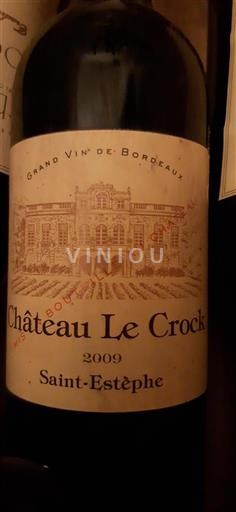 Bordéus Saint-Estèphe Château Le Crock 2009