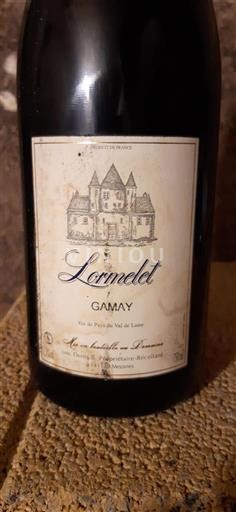 Vin Rouge sec Lormelet Non millésimé France Vallée de la Loire AOC