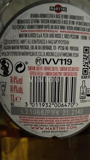 Piedmont Wines Unspecified Martini & Rossi Non-Vintage