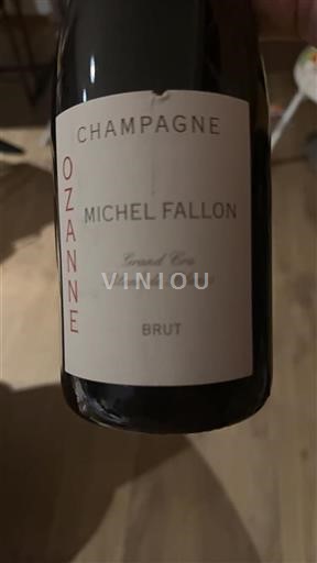 Champaña Champán Grand Cru Michel Fallon Ozanne Sin añada