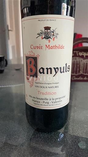 Roussillon Banyuls Manya - Puig - Valentin Mathilde Non Millésimé