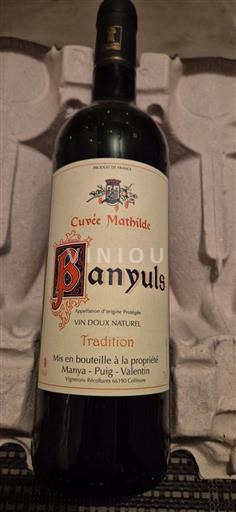 Roussillon Banyuls Manya - Puig - Valentin Mathilde Non Millésimé