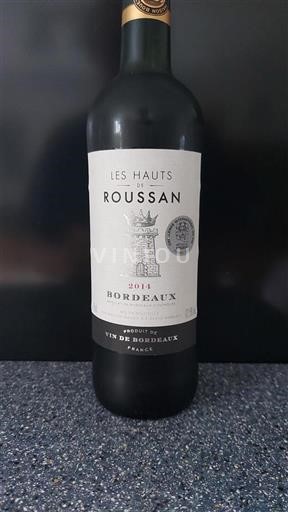 Bordeaux Les Hauts de Roussan 2014