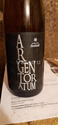Alsace Domaine Bechtold Argentoratum 2020