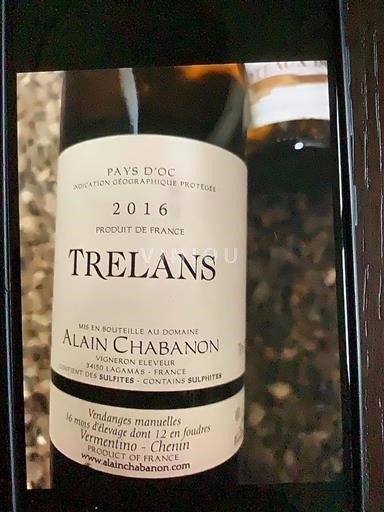 Languedoc und Roussillon Pays d'Oc Alain Chabanon Trelans 2016