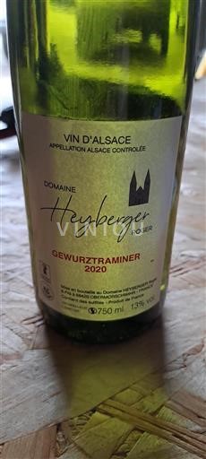 Alsace Grand Cru Domaine Heyberger Gewurztraminer 2020