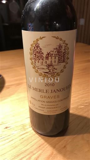 Bordeaux Graves Le Merle Janoueix 2010