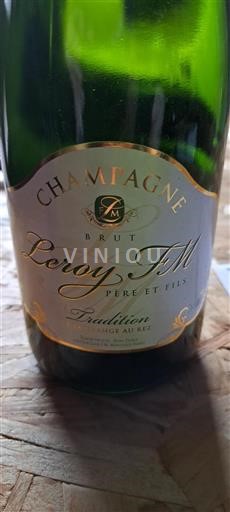 Champaña Champán Leroy F.M Tradition Sin añada
