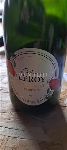 Champaña Champán Céline Leroy Tradition Sin añada