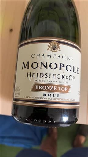 Champaña Champán Heidsieck & Co Bronze Top Sin añada