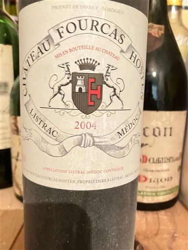 Bordeaux Listrac-Médoc Château Fourcas Hosten 2004