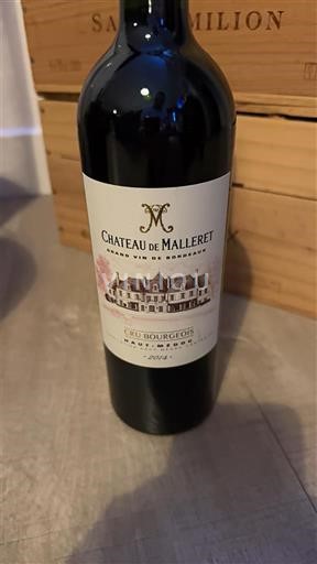 Bordeaux Haut-Médoc Château Malleret 2014