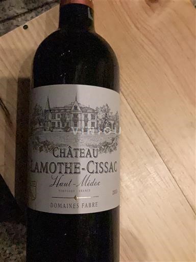 Bordeaux Haut-Médoc Château Lamothe-Cissac 2015